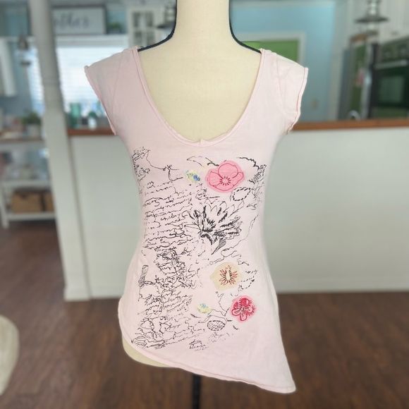 Y2K Vintage Guess Pink Top 🌺 - Picture 1 of 6